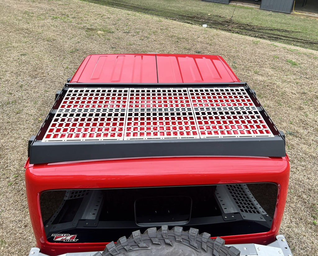 Panel MOLLE para portaequipajes de techo Motobilt