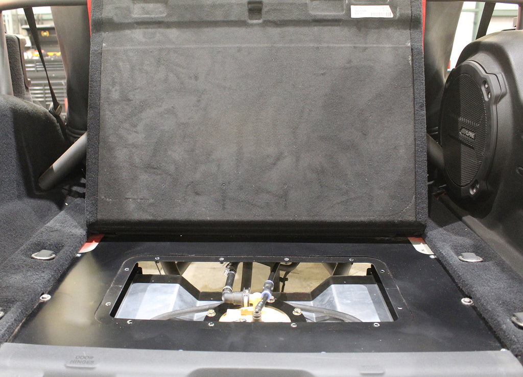 Escotilla de acceso para la pila de combustible de montaje trasero para Jeep JL