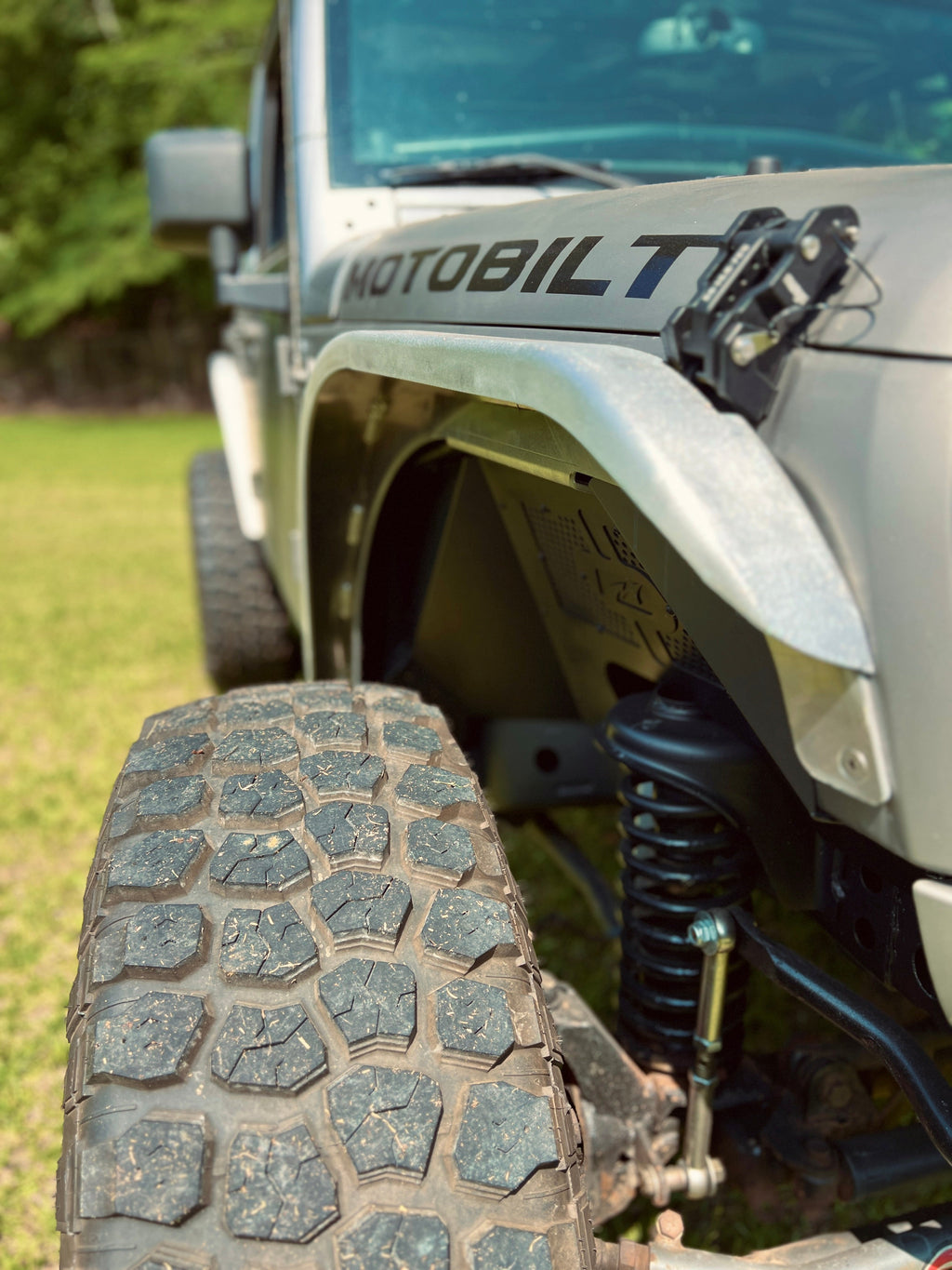 Guardabarros delanteros Hatchet Highline para Jeep JK/JKU - Aluminio
