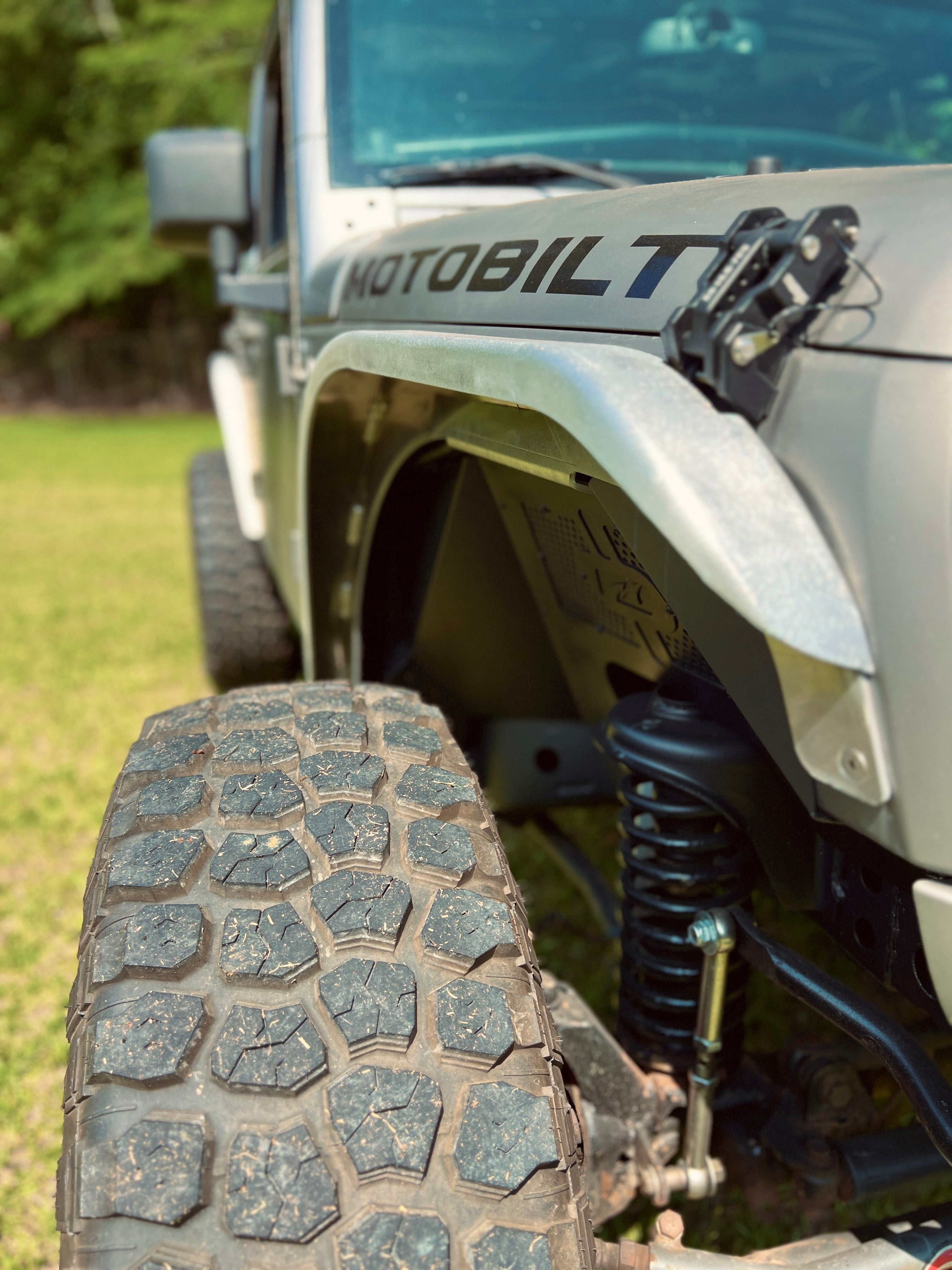 Guardabarros delanteros Hatchet Highline para Jeep JK/JKU - Aluminio