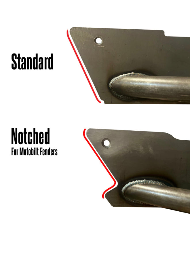 Protectores de balancines para Jeep TJ con estribo tubular y cantoneras recortadas tipo Comp/Stretch