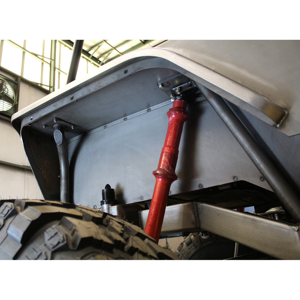 Guardabarros interior trasero alto y transparente para Jeep TJ