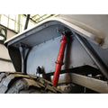 Guardabarros interior trasero alto y transparente para Jeep TJ
