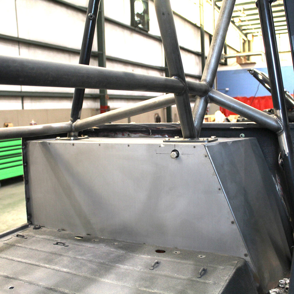 Guardabarros interior trasero alto y transparente para Jeep TJ