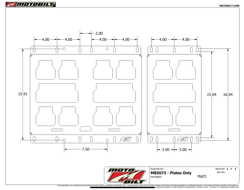 Panel de Montaje Grande para Milwaukee PACKOUT