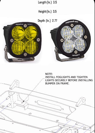 Defensa delantera Motobilt Jeep Wrangler JL Gladiator JT Crusher HD con barra tubular