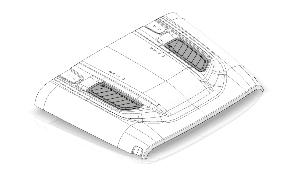 Kit de ventilación de capó para Jeep Rubicon JL/JLU/JT