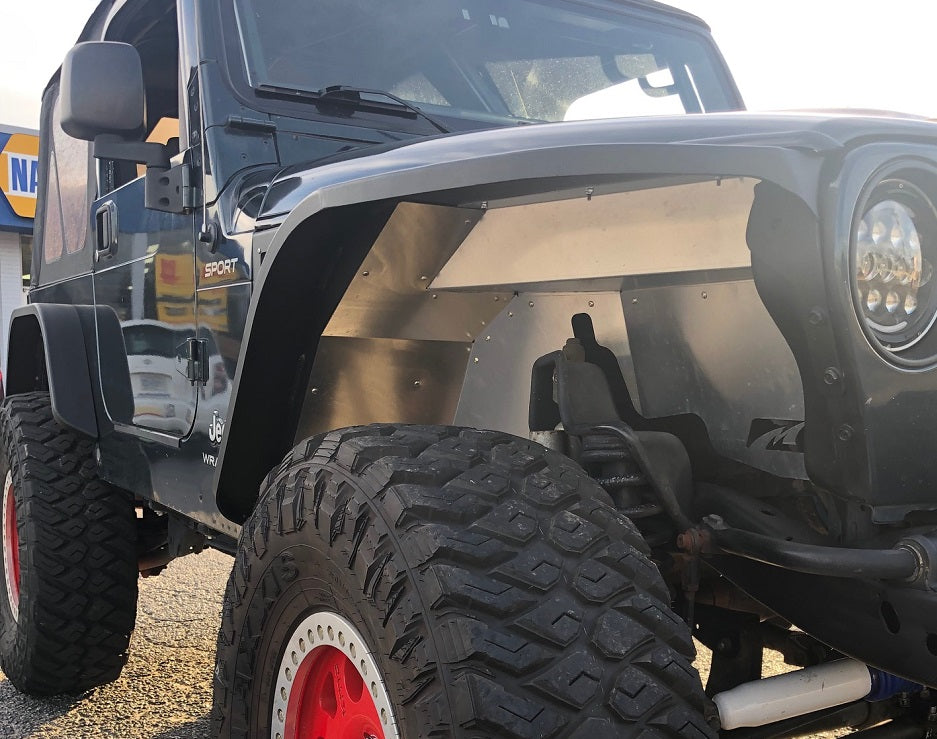 Kit de revestimiento de guardabarros interno Hatchet High Line para Jeep TJ / LJ