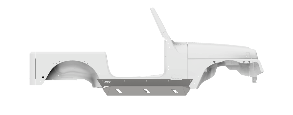 Crusher Rocker Guards with Boat Side Steps for Jeep TJ