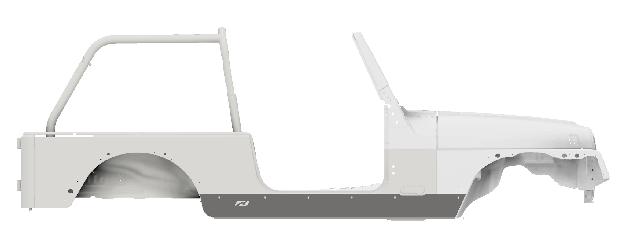 Full Length Rocker Guards for Jeep LJ Unlimited