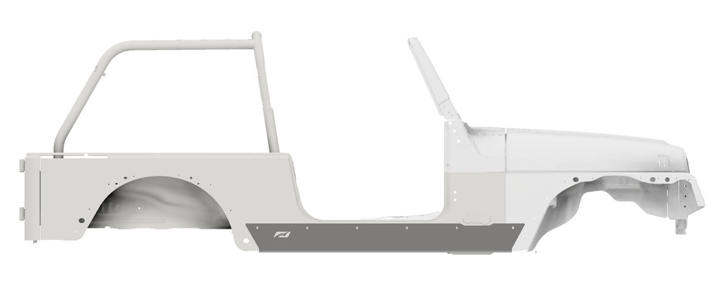 Protecciones de balancines para bengalas de fábrica para Jeep LJ Unlimited