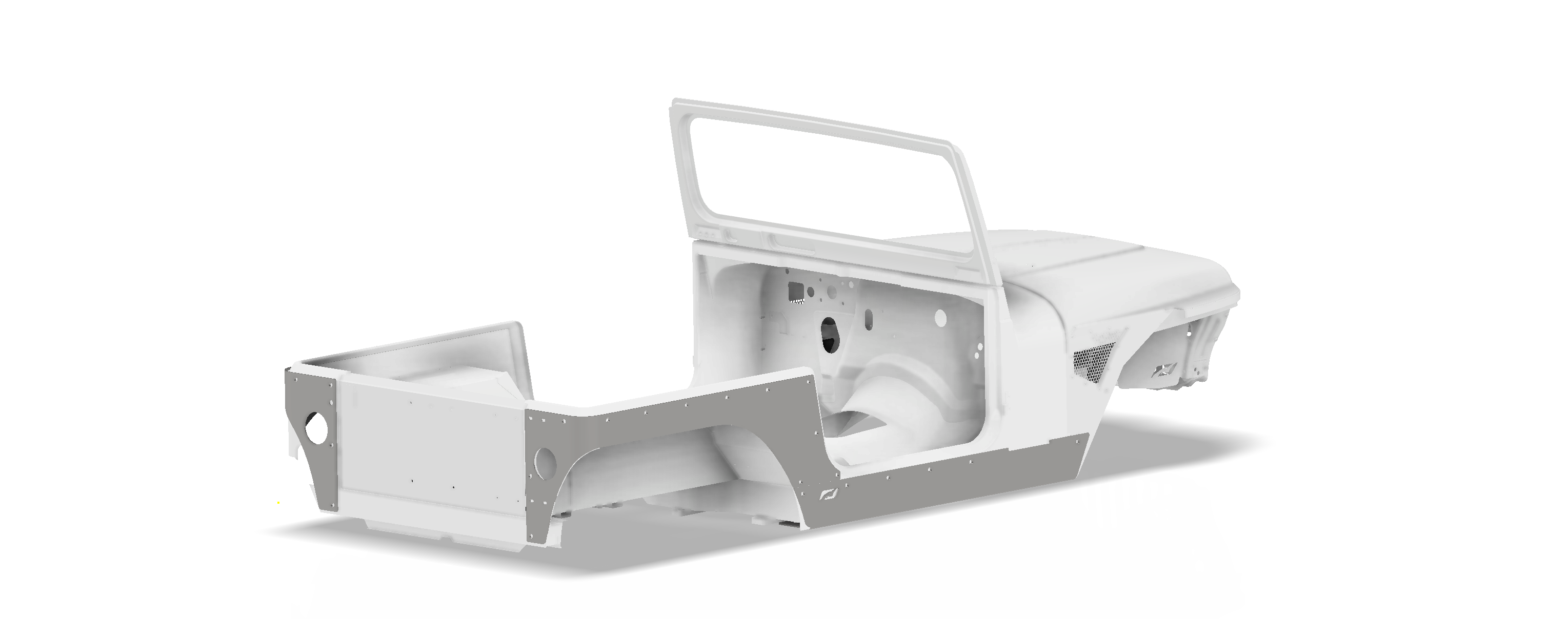 Comp Cut Corner Guards for Jeep YJ - Steel