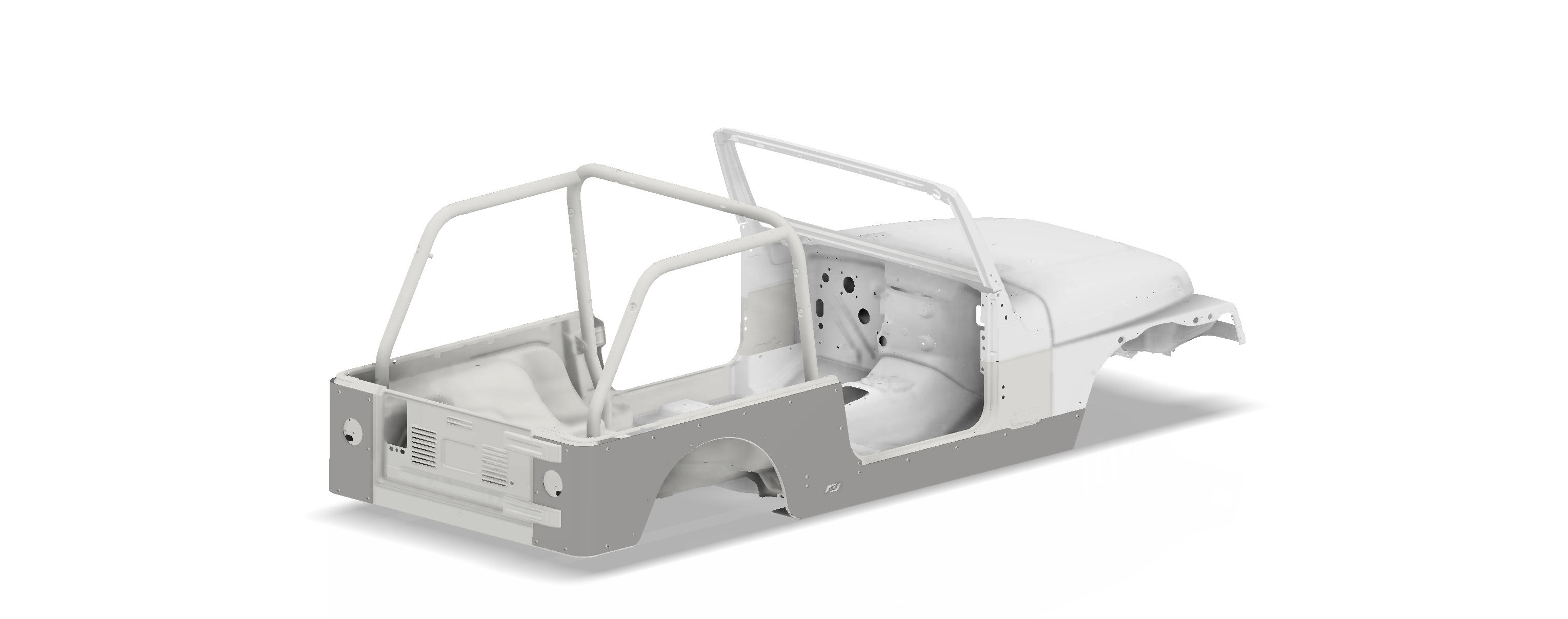 Protecciones de esquina para abertura de rueda de fábrica para Jeep LJ 04-06