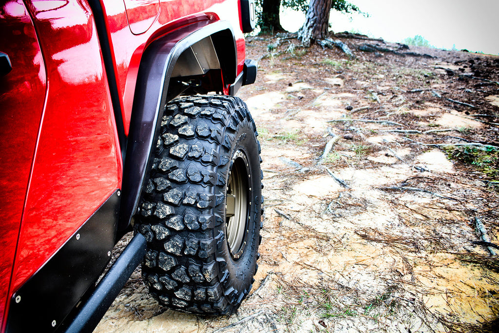 Crusher Rear Fender Flares for Jeep JT Gladiator - Aluminum