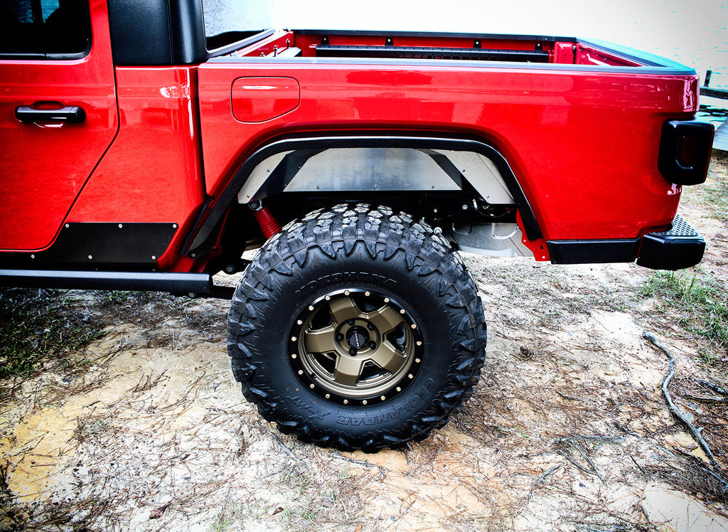 Crusher Rear Fender Flares for Jeep JT Gladiator - Steel