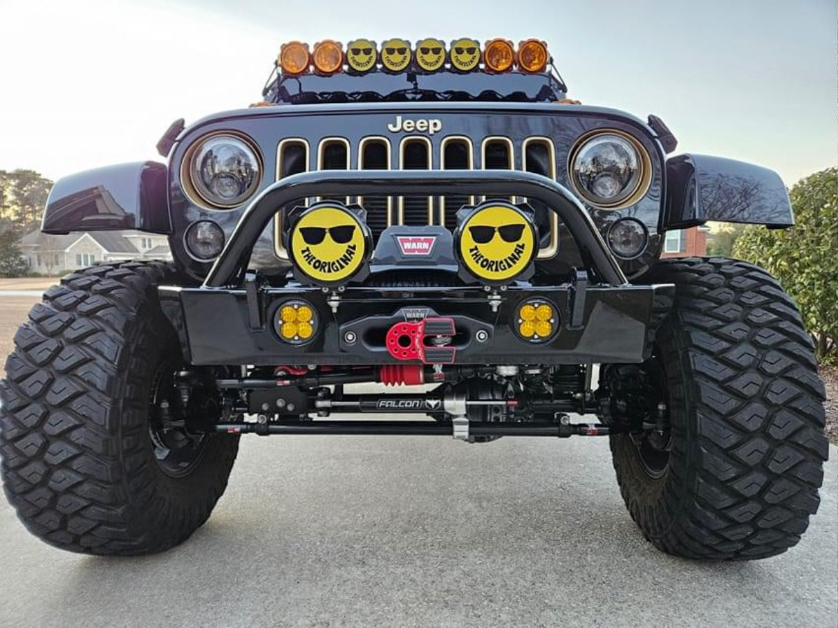 Motobilt Jeep Wrangler JK / JKU Crusher HD Front Bumper w/Tube Bull Bar