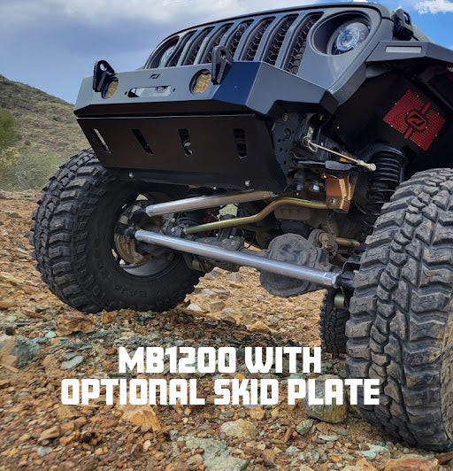Parachoques delantero Motobilt Jeep Wrangler JL / Gladiator JT Crusher HD