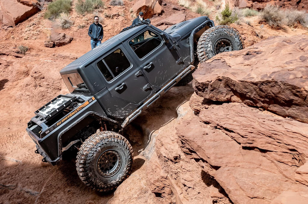 Protectores de balancines montados en el chasis para Jeep JT Gladiator