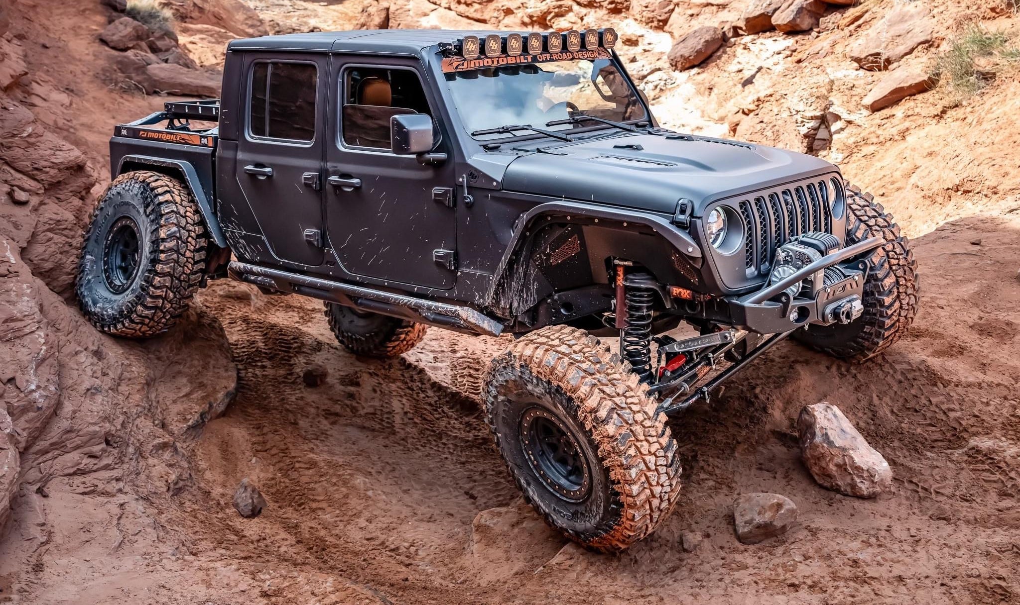 Protectores de balancines montados en el chasis para Jeep JT Gladiator