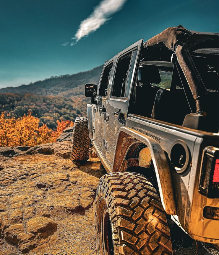 Hatchet High Line Rear Fenders for Jeep JK/JKU -Aluminum