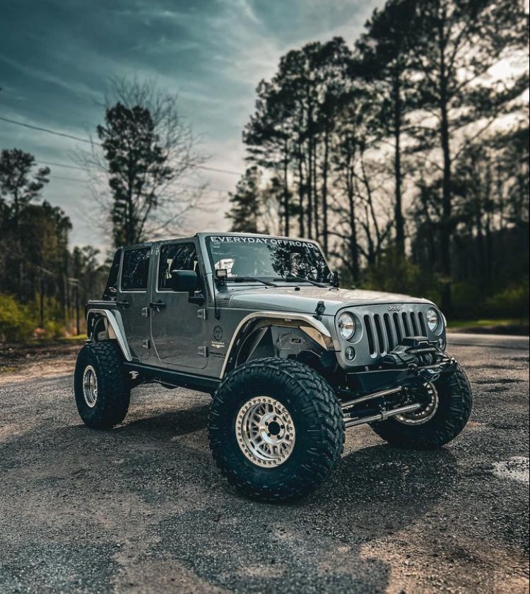 Guardabarros delanteros Hatchet Highline para Jeep JK/JKU - Aluminio