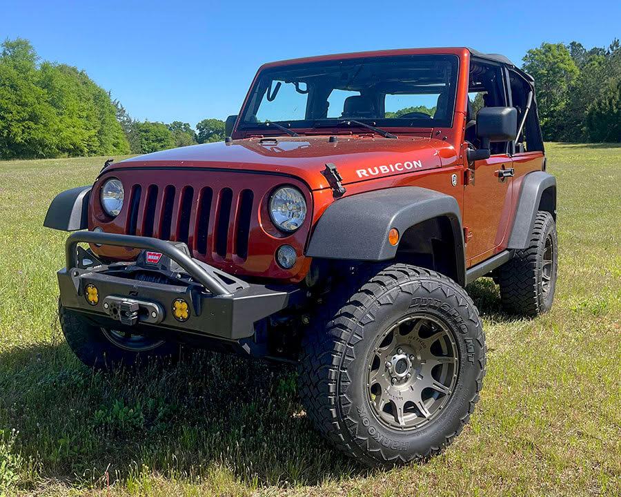 Motobilt Jeep Wrangler JK / JKU Crusher HD Front Bumper w/Tube Bull Bar
