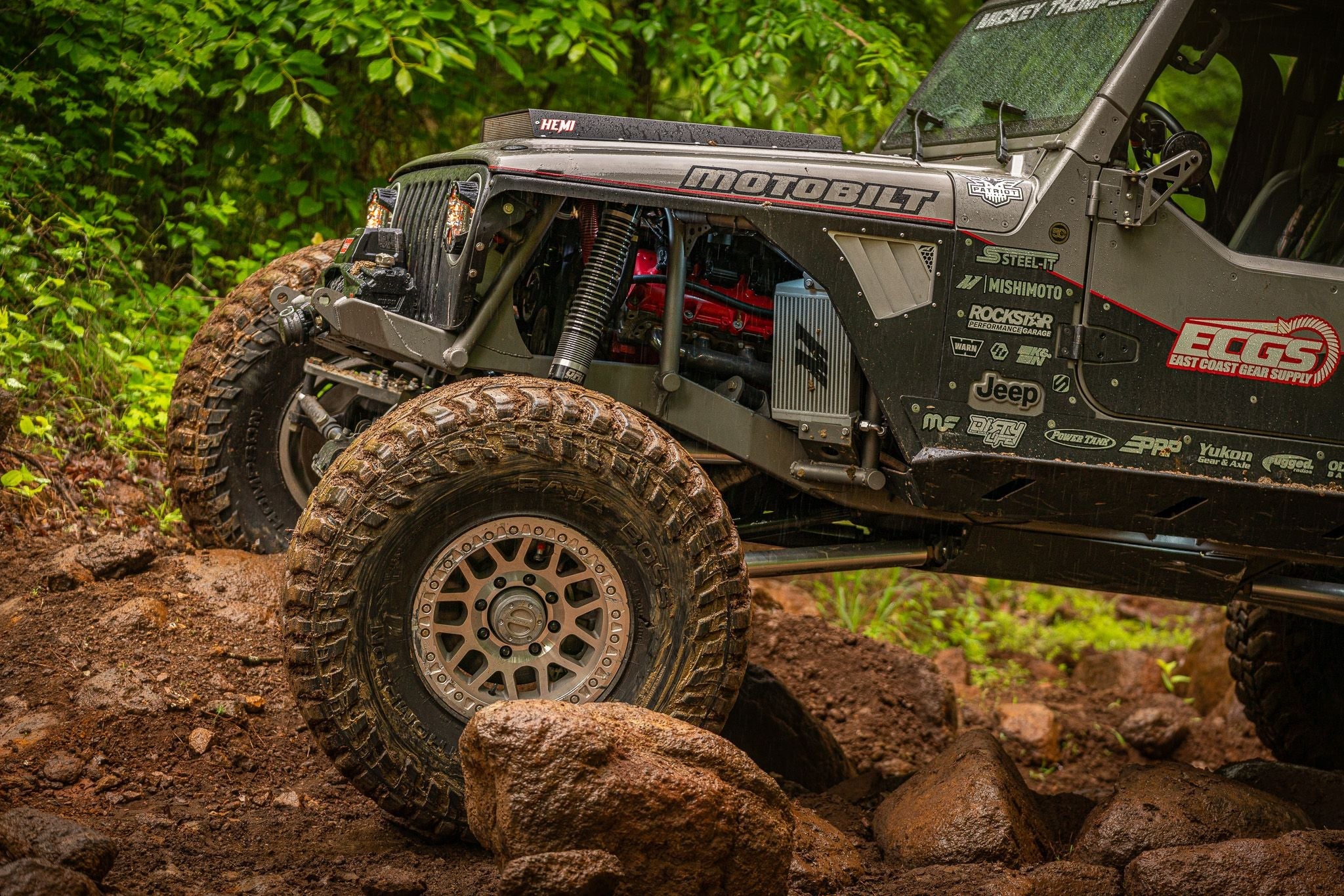 Guardabarros delanteros Hatchet High Line de 0" para Jeep TJ/LJ - Acero