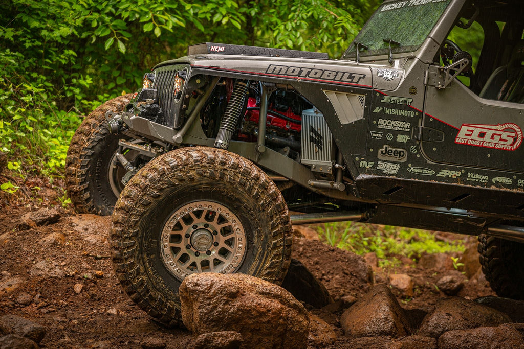 Hatchet High Line Front Fenders 0" Flare for Jeep TJ/LJ - Aluminum