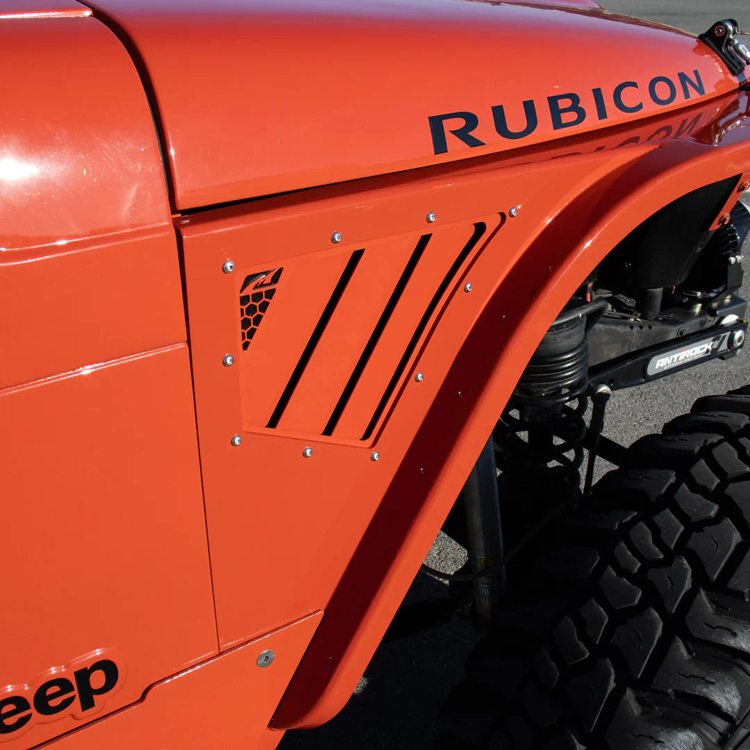 Hatchet High Line Front Fenders 2" Flare for Jeep TJ/LJ - Steel