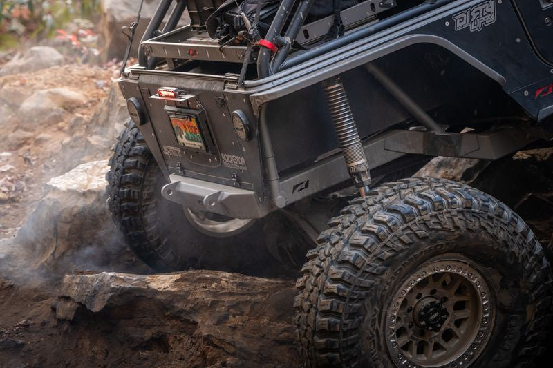 Guardabarros interior trasero alto y transparente para Jeep TJ