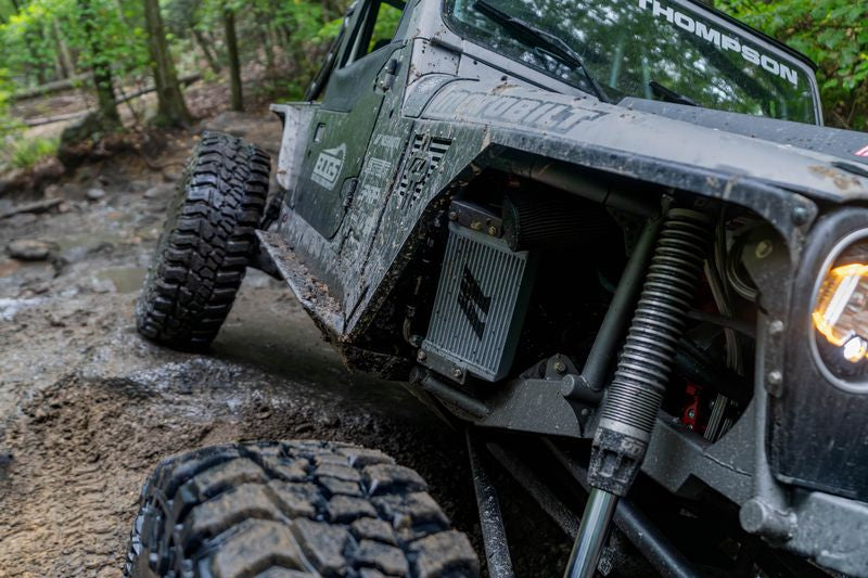 Crusher Rocker Guards with Boat Side Steps for Jeep TJ