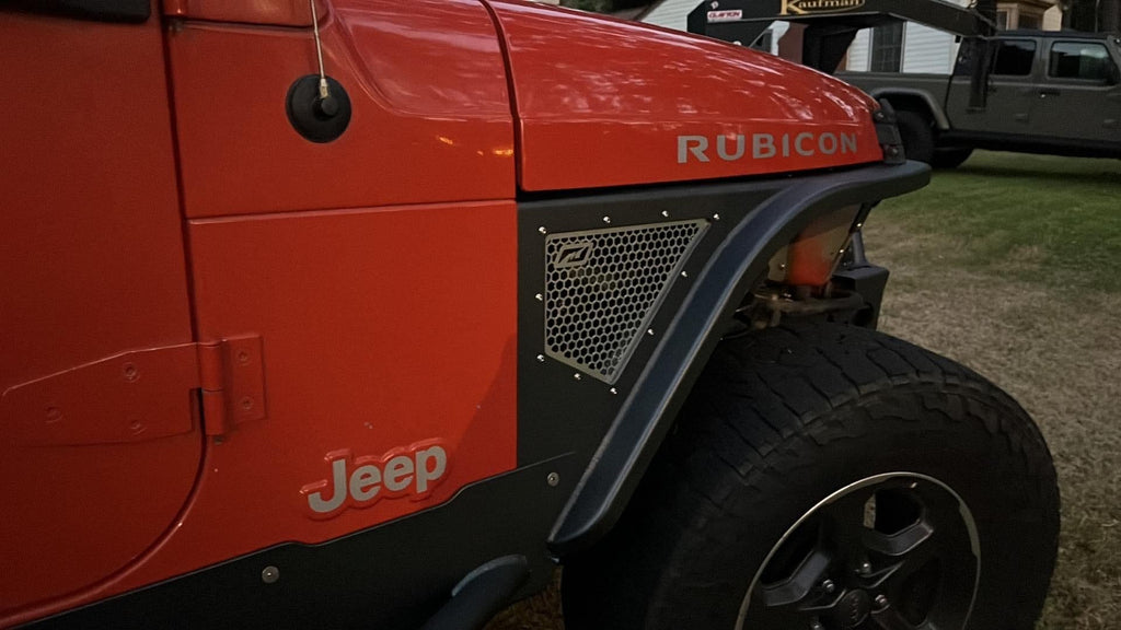 Crusher Front Fender 2" Flare for Jeep TJ/LJ - Aluminum