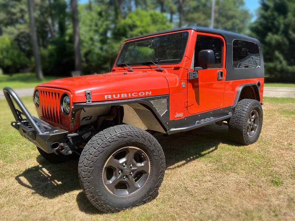 Crusher Front Fender 2" Flare for Jeep TJ/LJ - Aluminum
