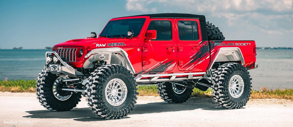 Protectores de balancines montados en el chasis para Jeep JT Gladiator