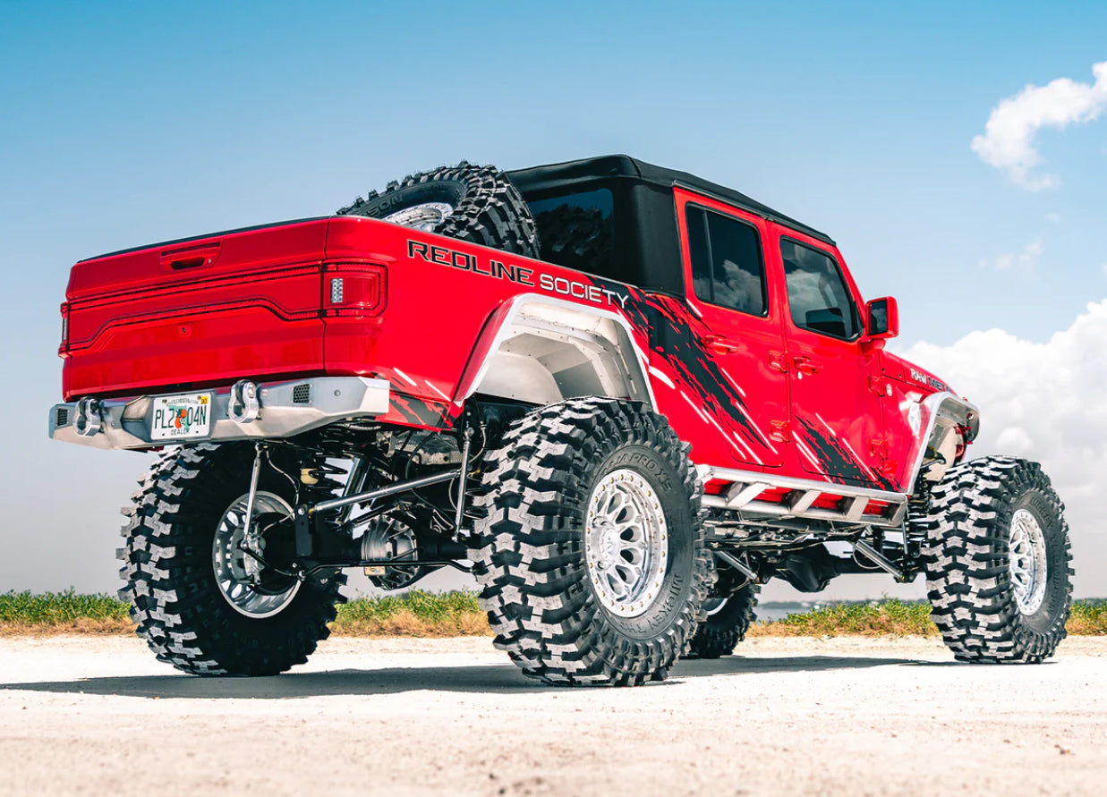 Guardabarros traseros Hatchet High Line para Jeep JT Gladiator - Aluminio