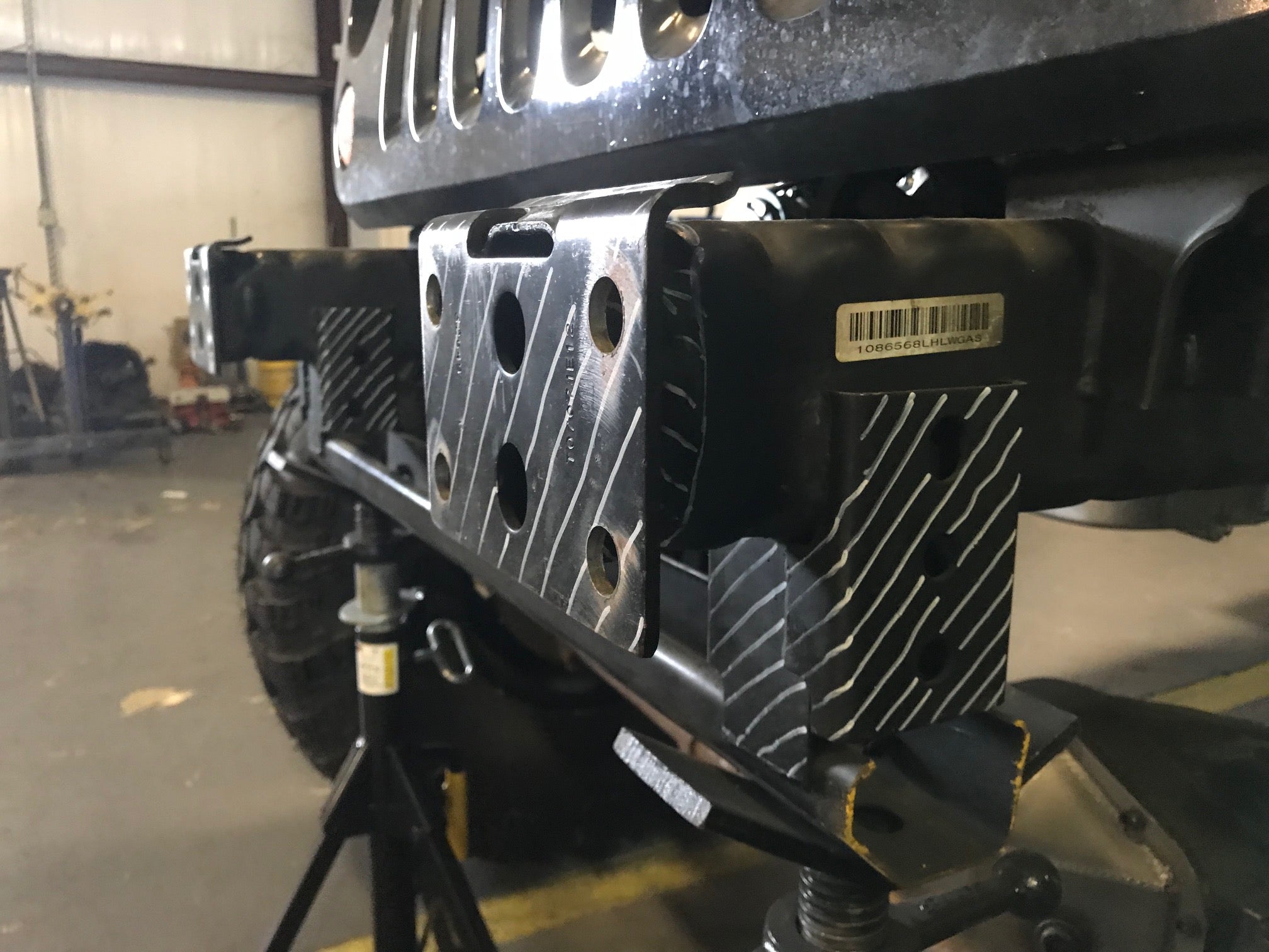 Motobilt Jeep Wrangler JK / JKU Hatchet Series Front Frame Chop Bumper w/Fog Mounts