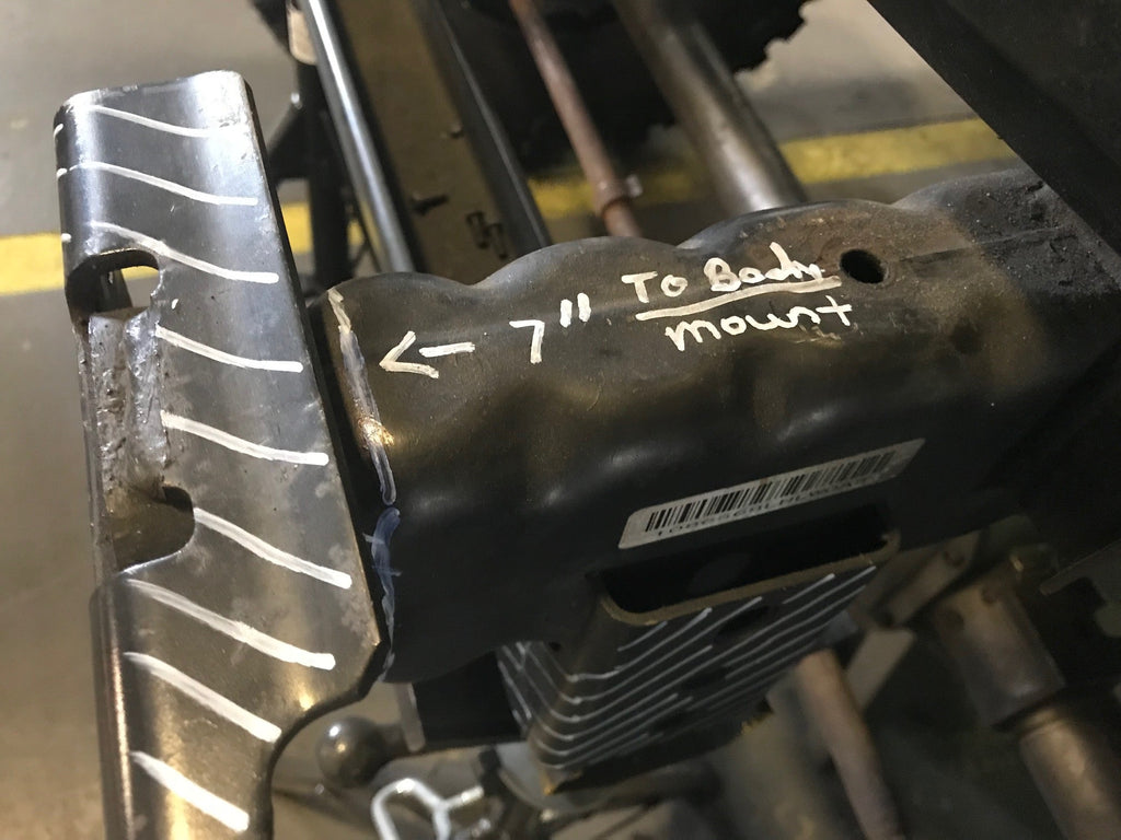 Motobilt Jeep Wrangler JK / JKU Hatchet Series Front Frame Chop Bumper w/Stinger