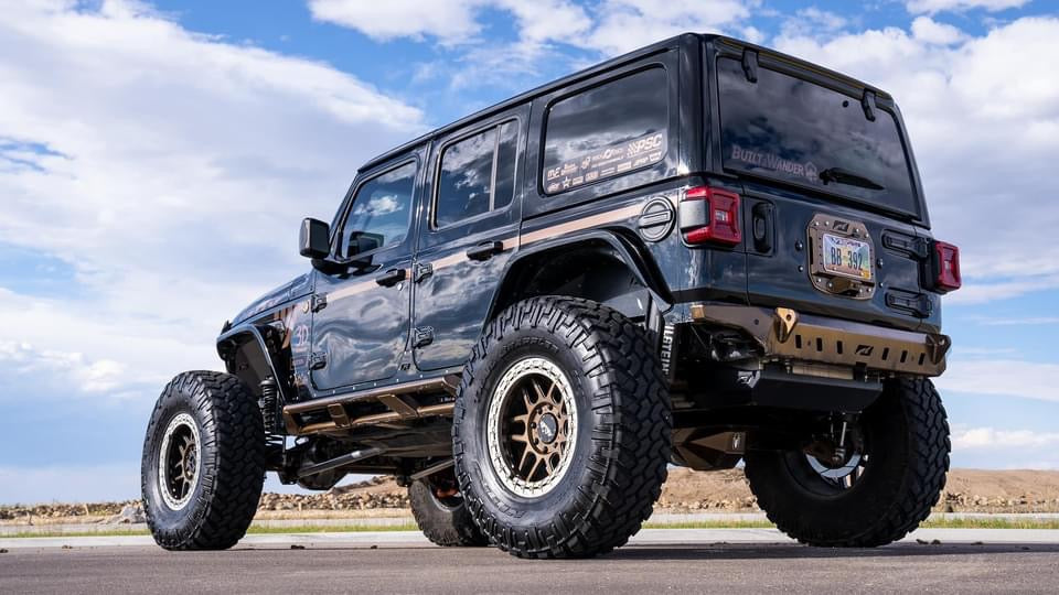 Extensiones de guardabarros traseros Crusher para Jeep JL/JLU - Acero