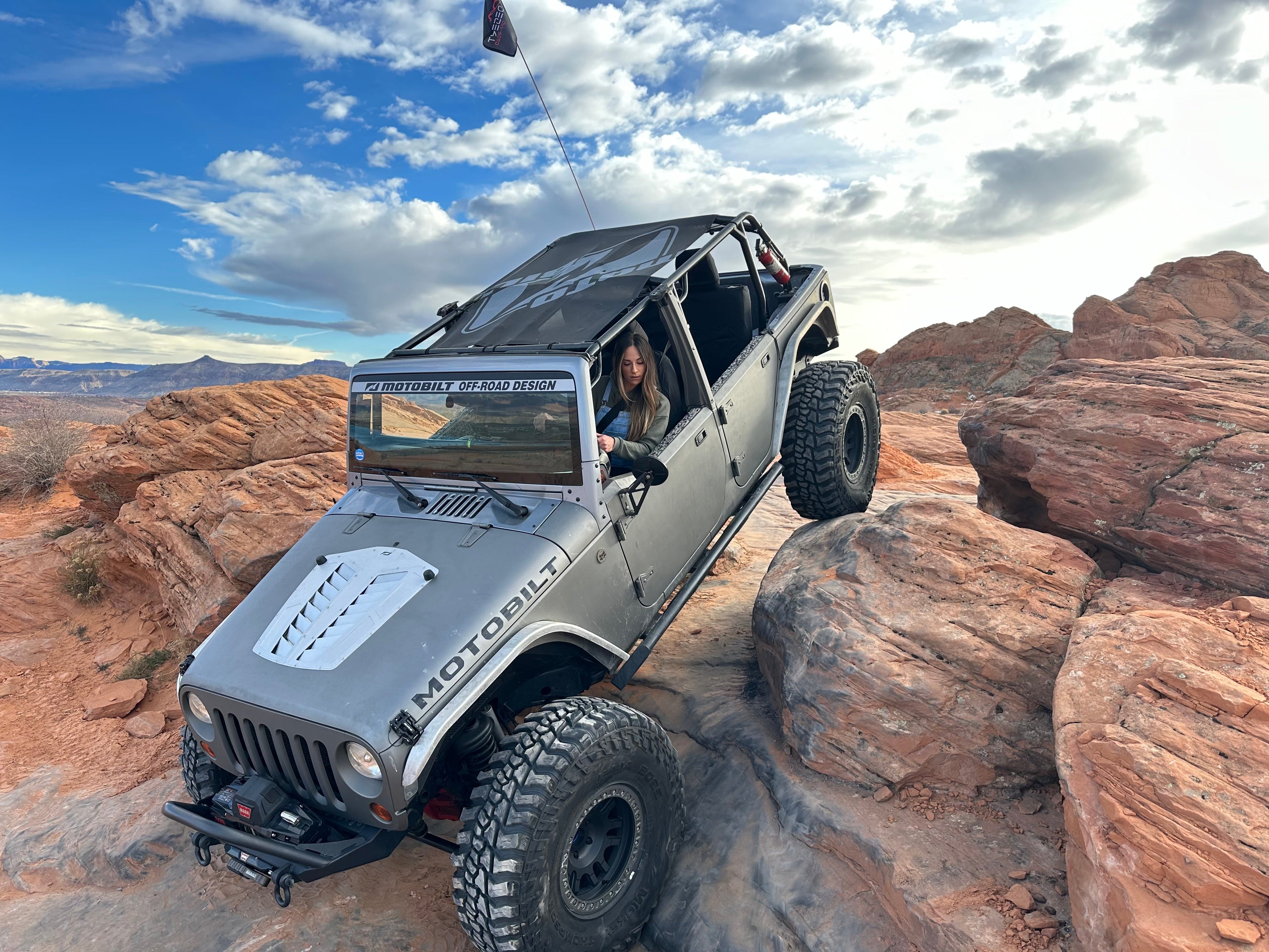 Guardabarros delanteros Hatchet Highline para Jeep JK/JKU - Aluminio