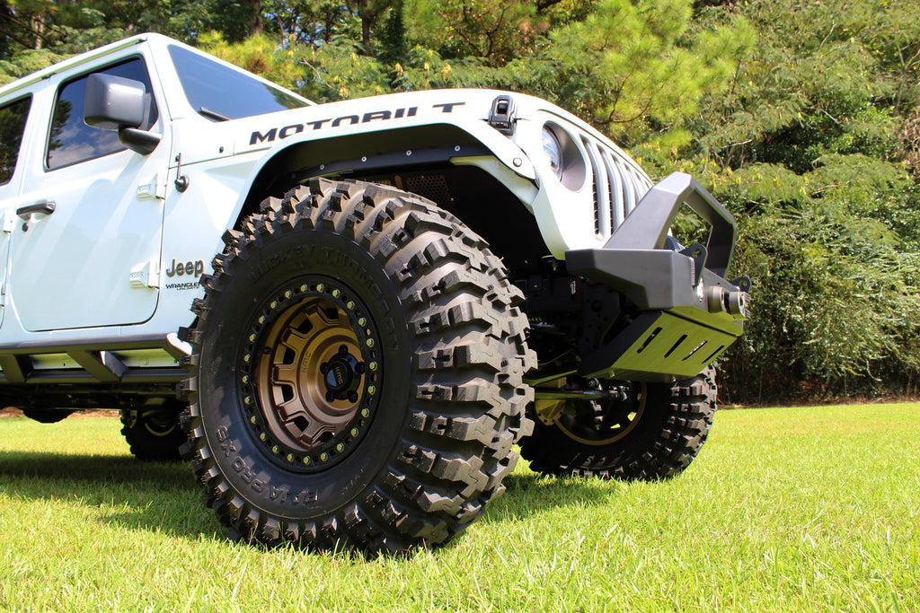 Motobilt Jeep Wrangler JL / Gladiator JT Skid Plate for Crusher HD Front Bumper