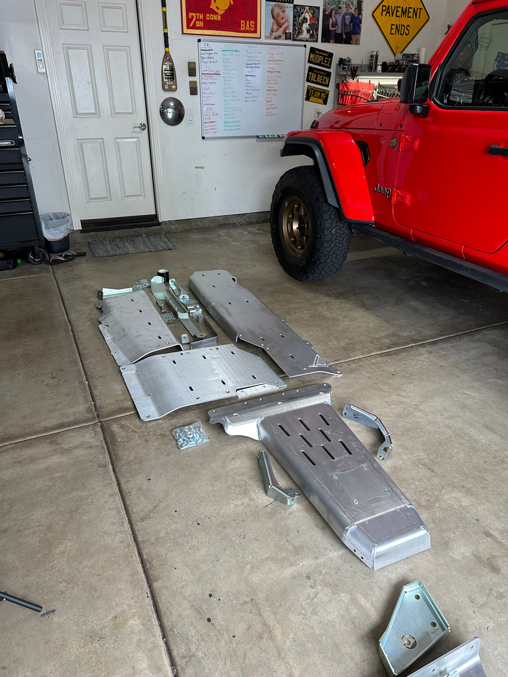 Artec Jeep Wrangler JLU  4 door 392 HEMI ALUMINUM MAGNAFLOW EXHAUST SKID