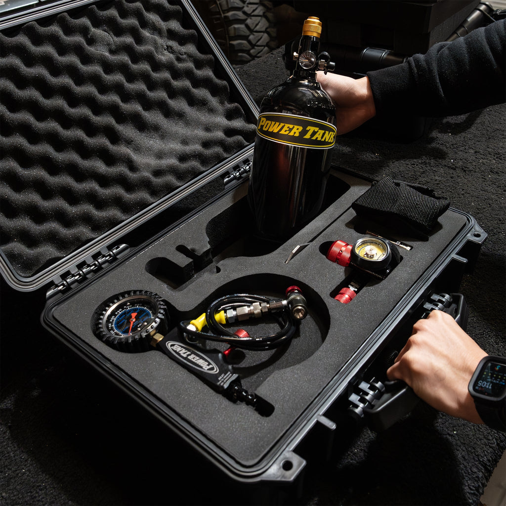 Power Tank Shock Boss™ V2 - Portable Nitrogen Shock Tuning Kit