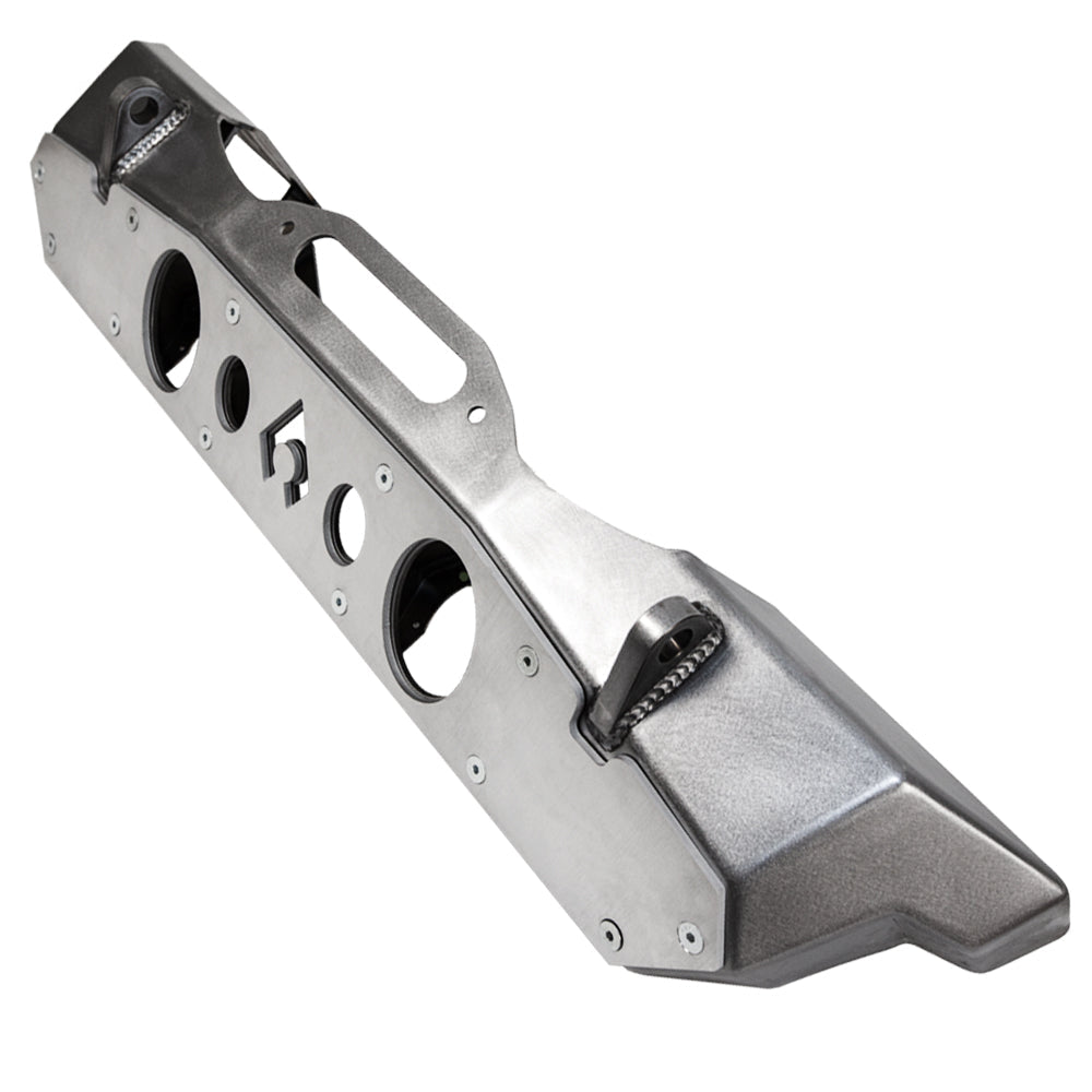 Artec Parachoques Delantero Nighthawk con Placa Protectora de Aluminio para Jeep Wrangler JK, JL y Gladiator JT