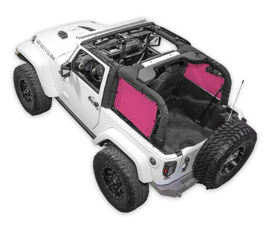 Jeep Wrangler JK 2-Door Sun Shade Solid Color Shade Top (2007–2017)