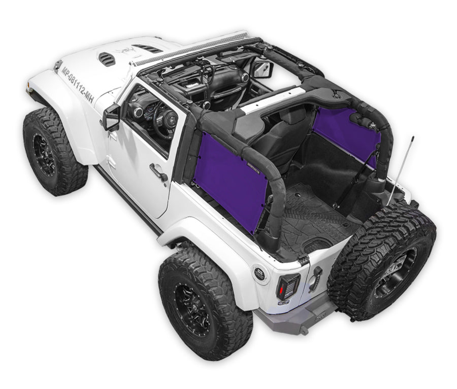 Jeep Wrangler JK 2-Door Sun Shade Solid Color Shade Top (2007–2017)