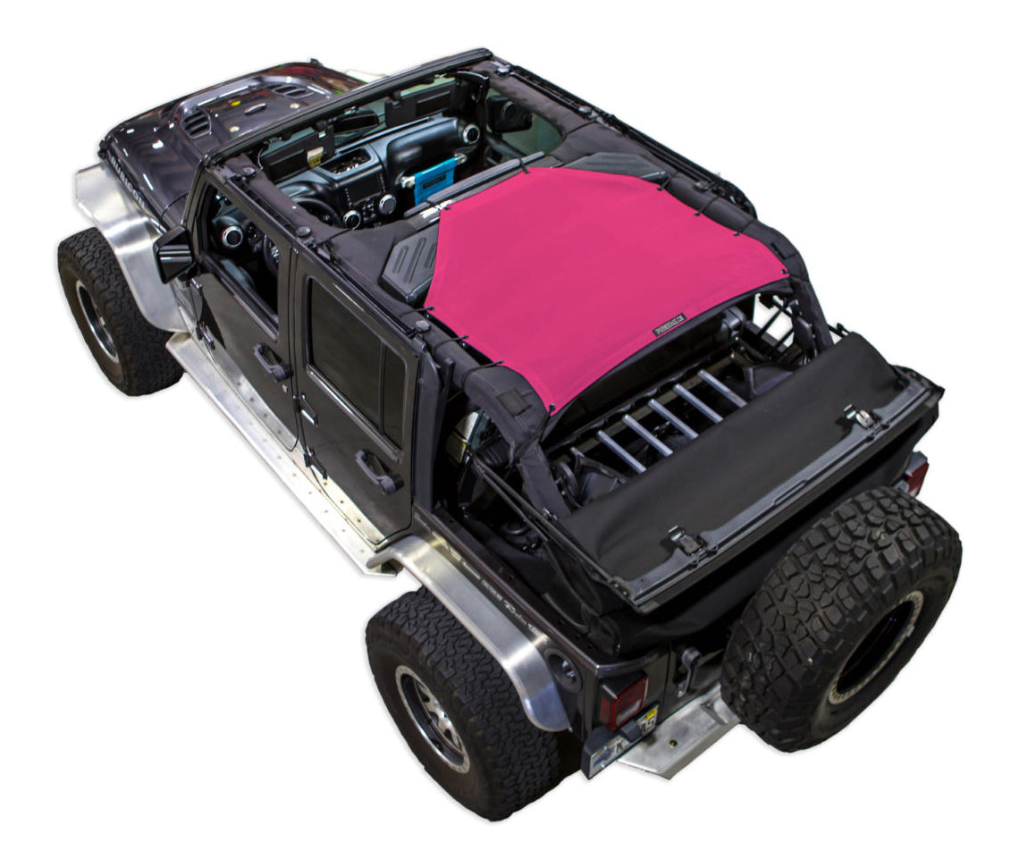 Jeep Wrangler JKU 4-Door Sun Shade Solid Color Shade Top (2007–2017)