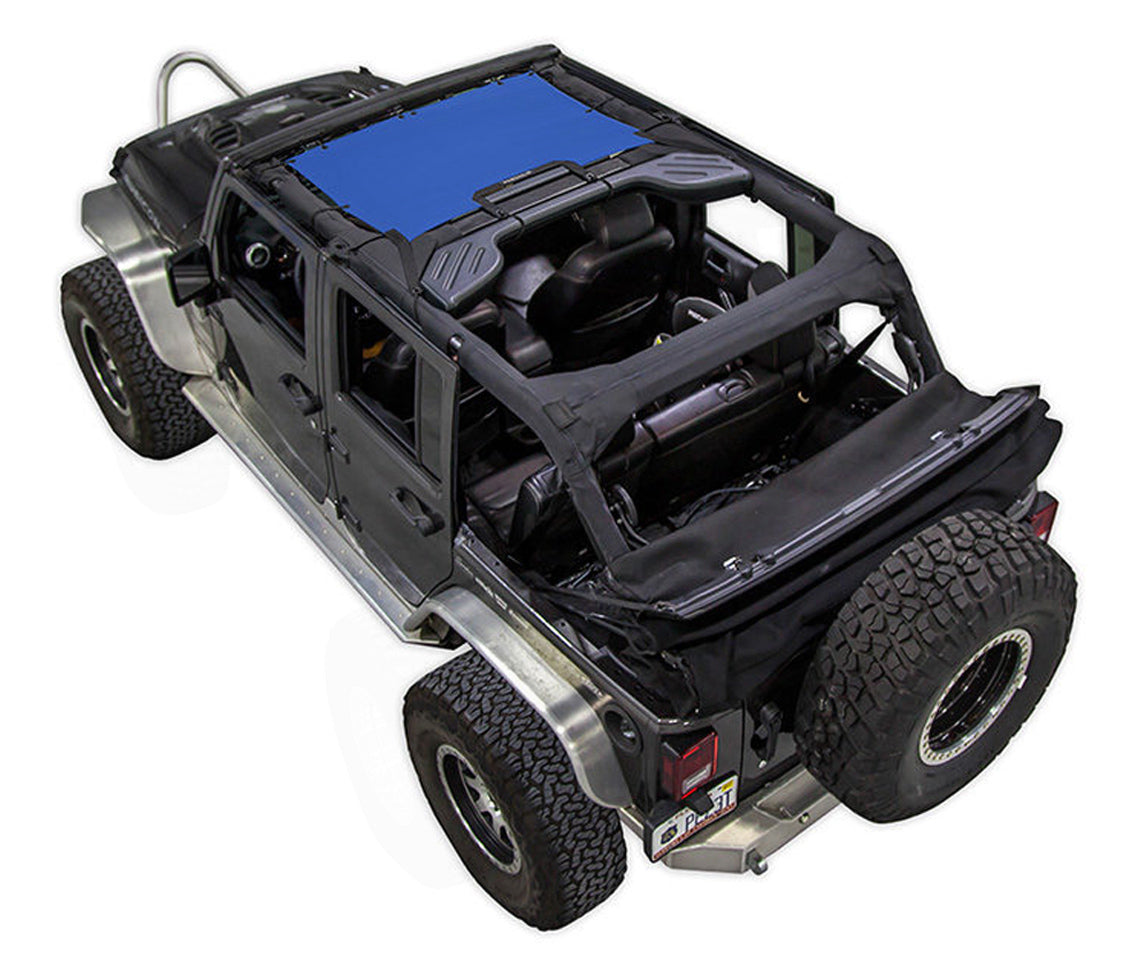 Jeep Wrangler JKU 4-Door Sun Shade Solid Color Shade Top (2007–2017)