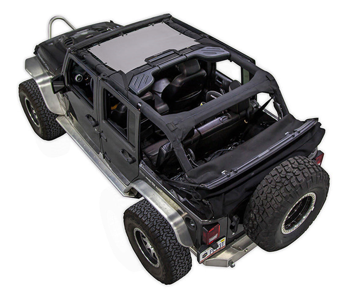 Jeep Wrangler JKU 4-Door Sun Shade Solid Color Shade Top (2007–2017)