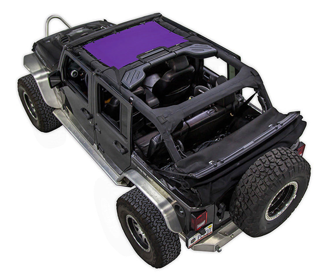 Jeep Wrangler JKU 4-Door Sun Shade Solid Color Shade Top (2007–2017)