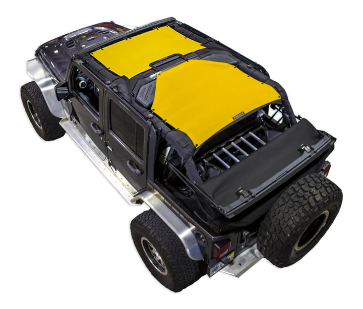 Jeep Wrangler JKU 4-Door Sun Shade Solid Color Shade Top (2007–2017)